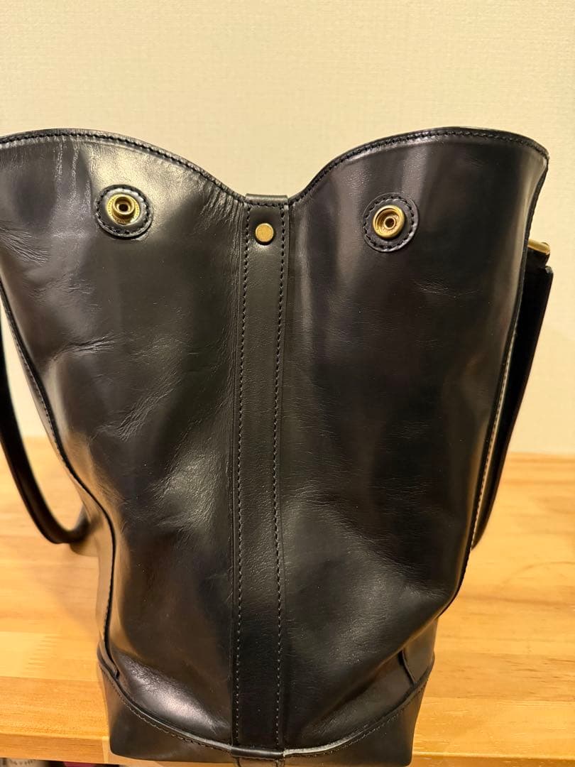 GANZO GUD オープントートバッグ　ブラック