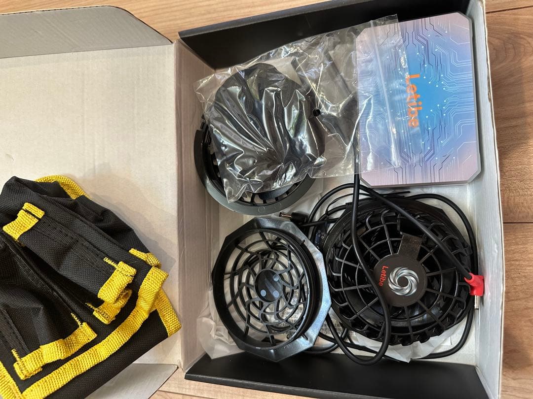 空調服用　ファン　バッテリーセット