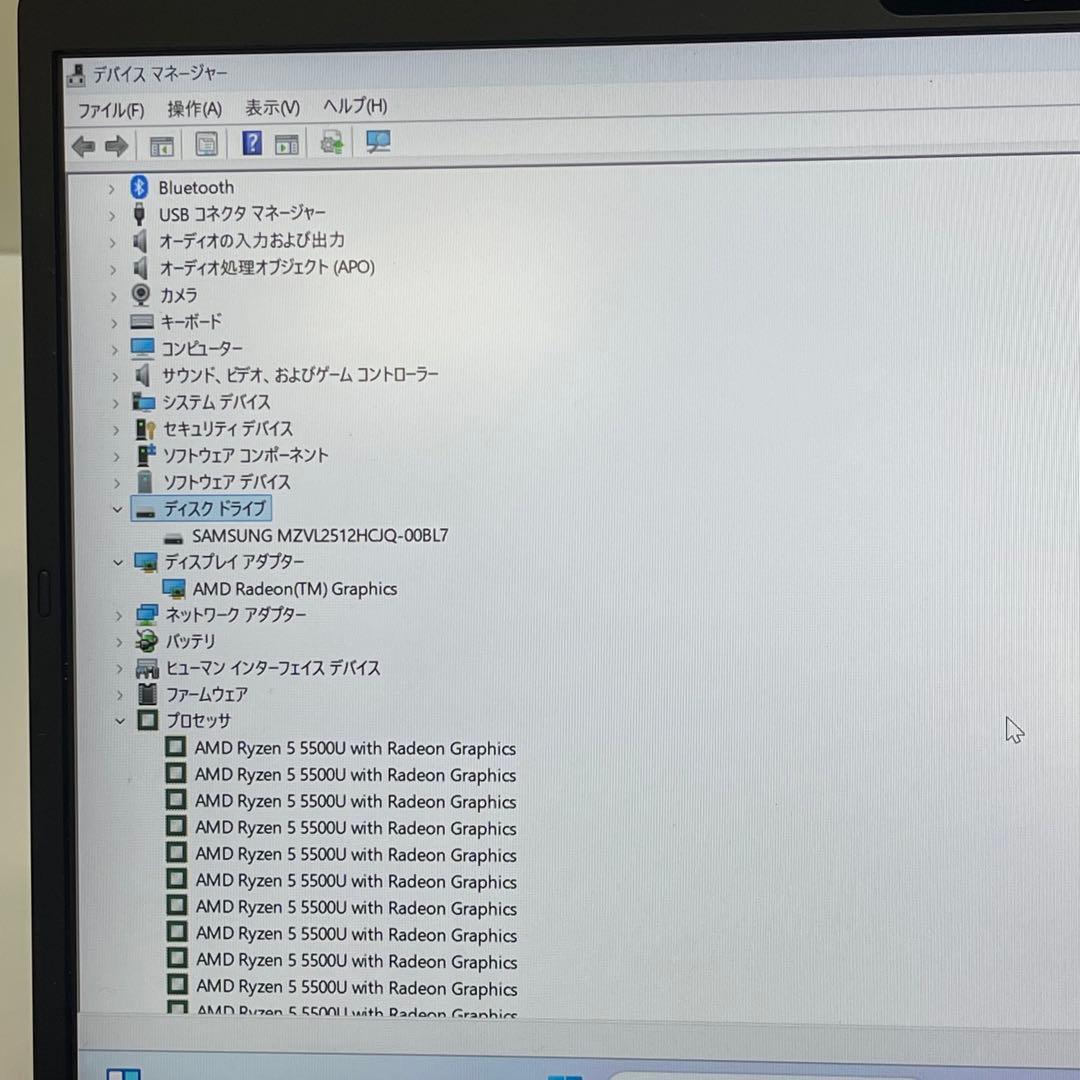 Windowsノート本体 #756 NEC Versapro VC-B Ryzen 5 16GB 512G