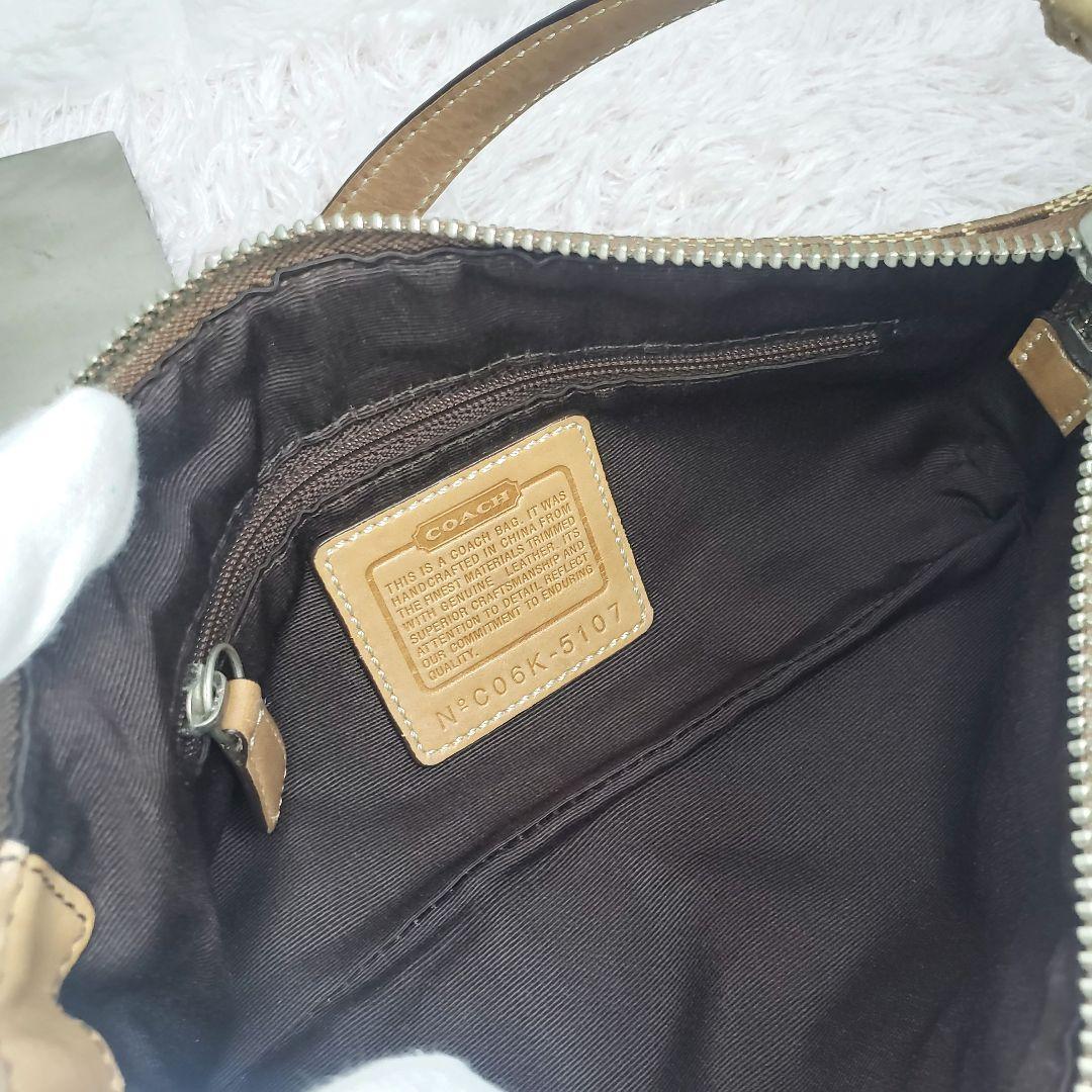 COACH コーチ シグネチャー ワンショルダーハンドバッグ Y2K ベージュ