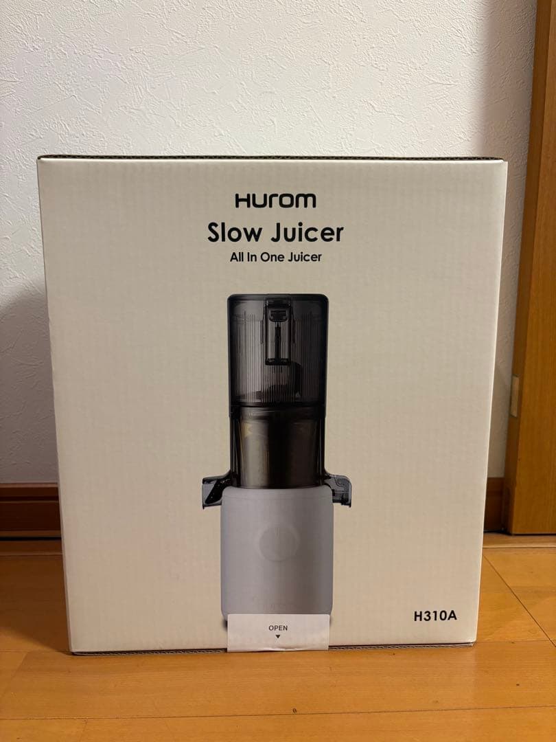 [新品・未開封]HUROM スロージューサー H310A BLACK