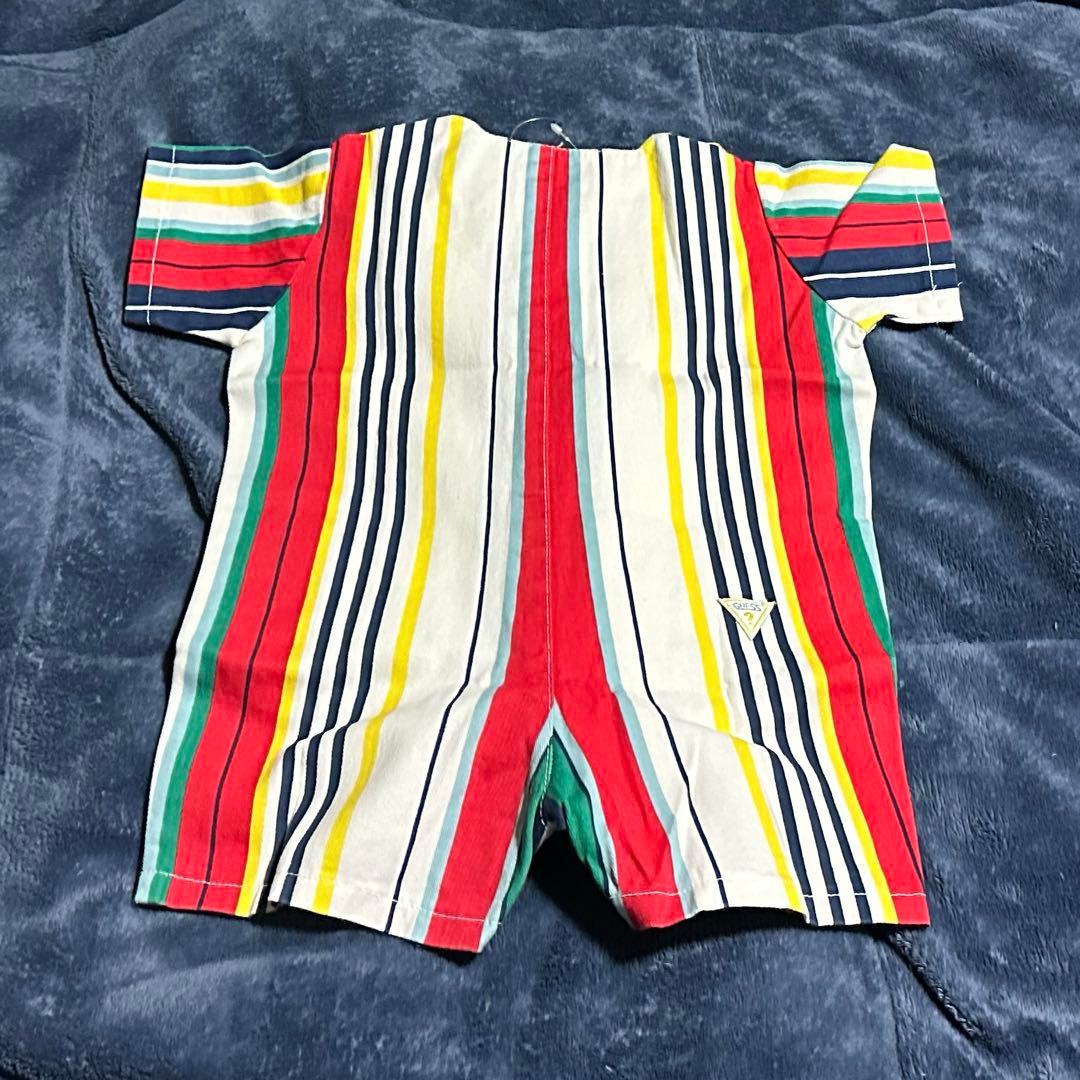 guess ストライプロンパース　9M ヴィンテージ　古着