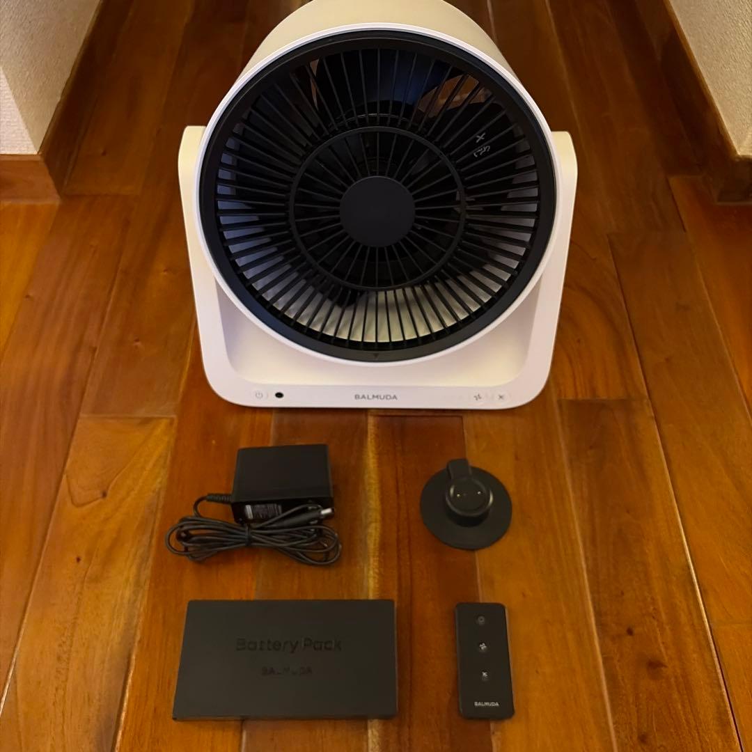 BALMUDA サーキュレーター　Battery＆Dock付き