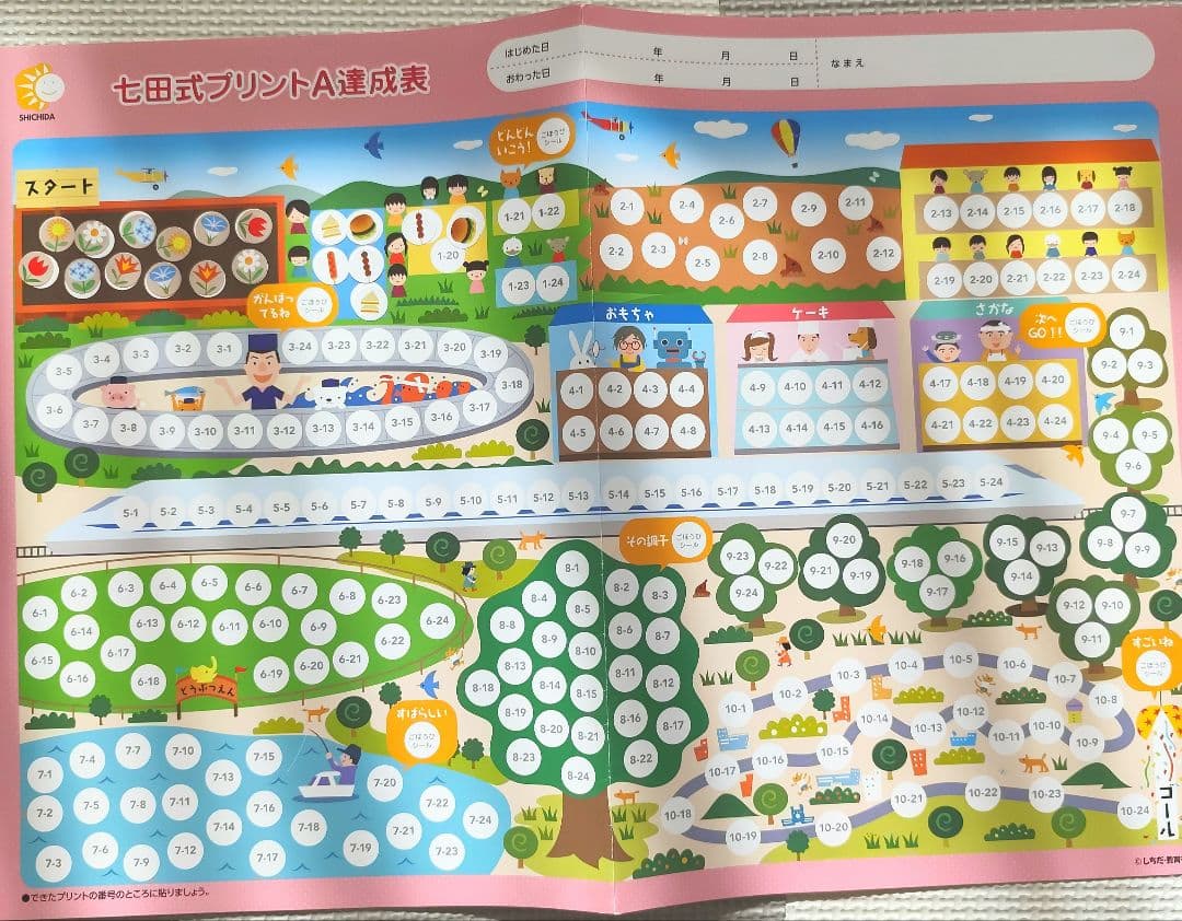 【期間限定値下げ】七田式プリントA 幼児教育教材　vol.2〜