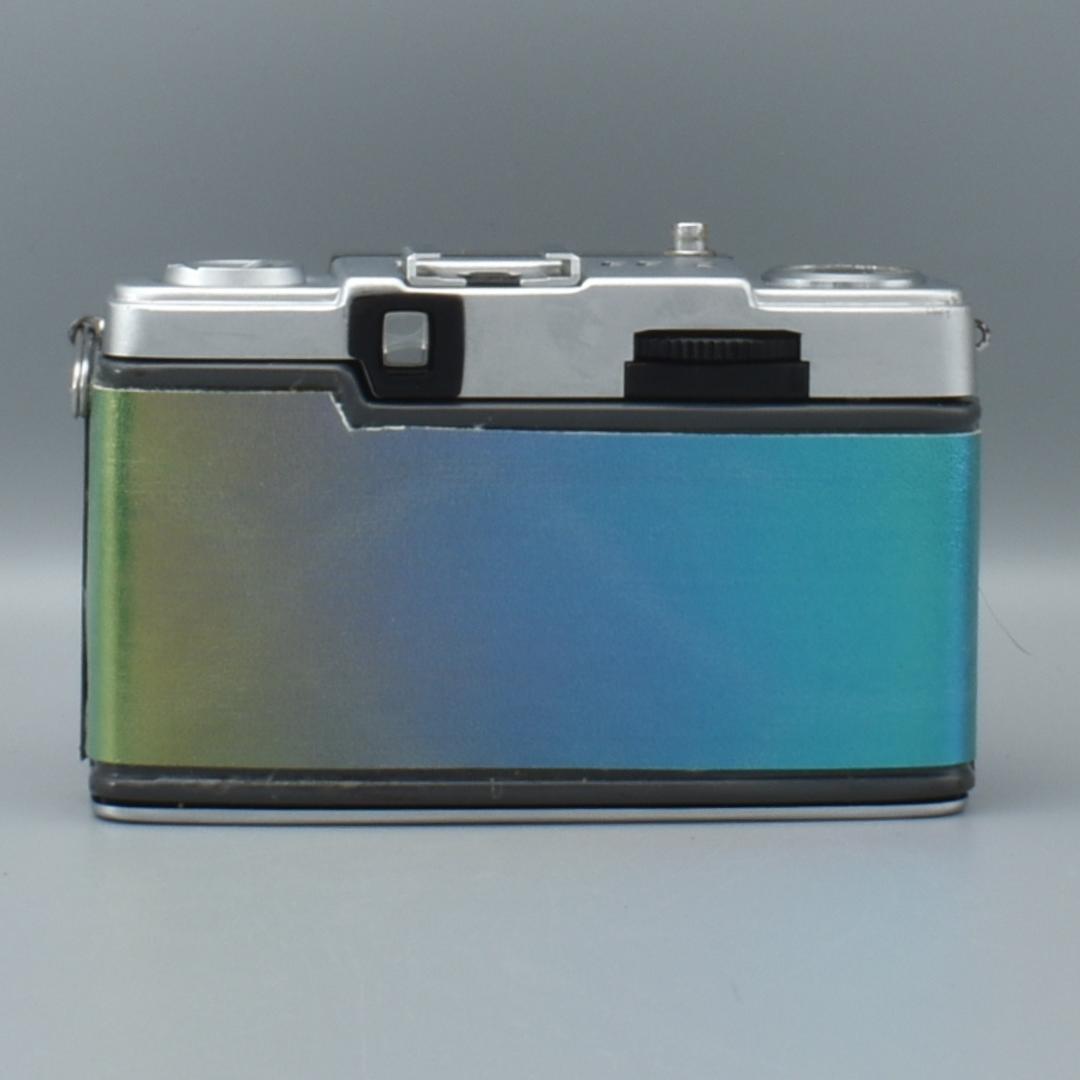 整備済 OLYMPUS EE-2 グリーン系 外装リメイク 動作OK 赤ベロOK