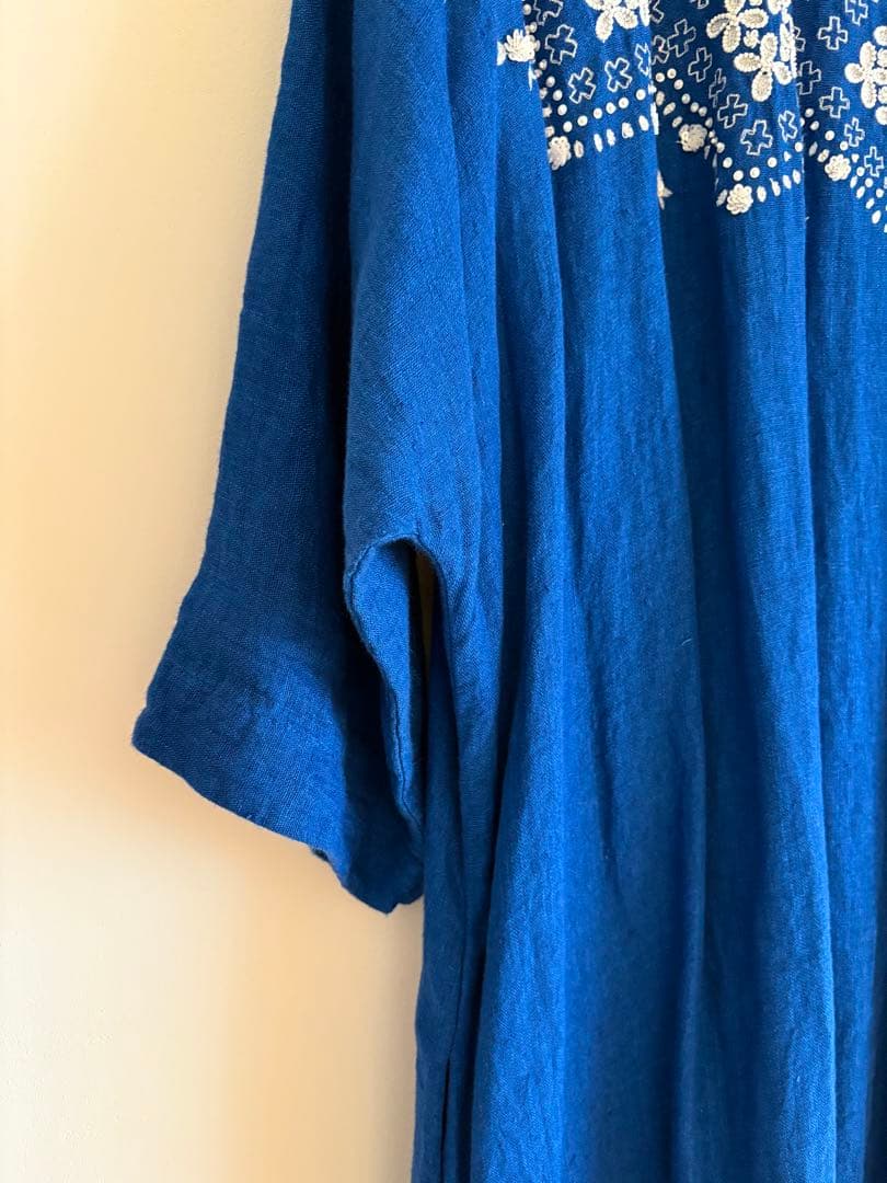 【1日セール】AODRESS アオドレス ノルディックエンブロイダリーワンピース