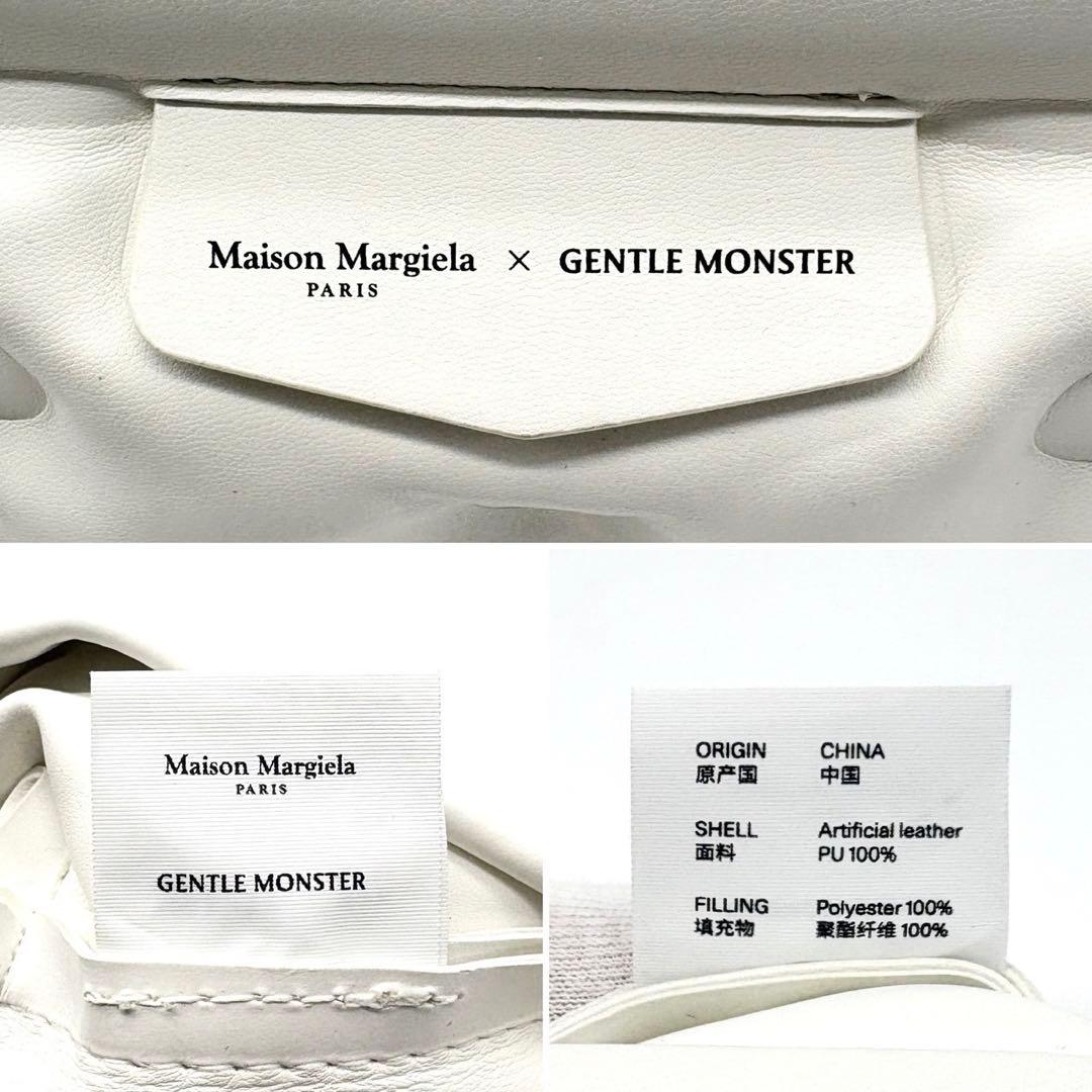 メゾンマルジェラ×ジェントルモンスター サングラスケース ポーチ ホワイト