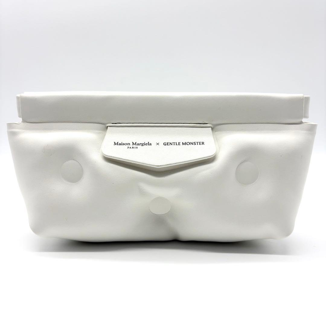 メゾンマルジェラ×ジェントルモンスター サングラスケース ポーチ ホワイト
