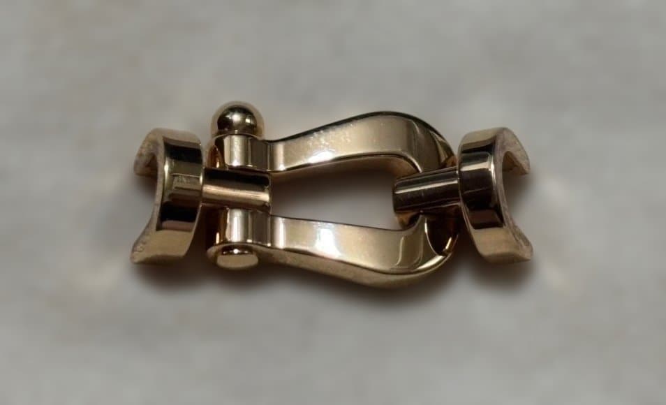 超美品フレッドFREDフォース10ピンクゴールドPGラージsize17cm