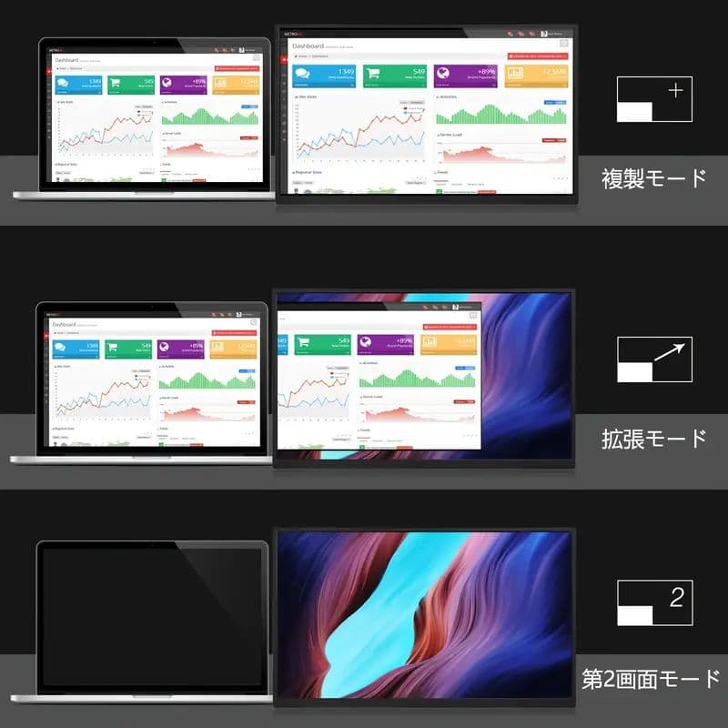 【新品未開封】モバイルモニター 18.5インチ IPS FHD フルHD