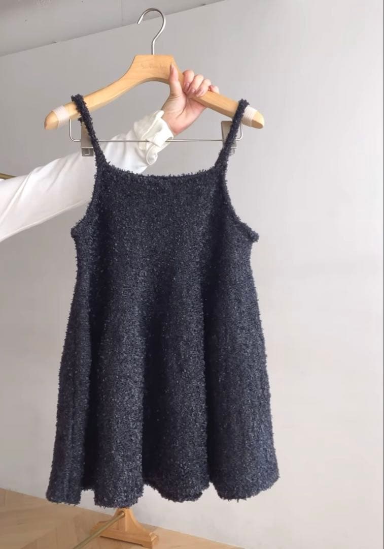 【新品】searoomlynn Ribbon Yarnフレアニットキャミ