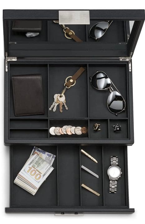 【未使用】本革 アクセサリーケース★ 高級品