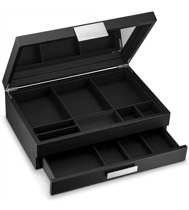 【未使用】本革 アクセサリーケース★ 高級品