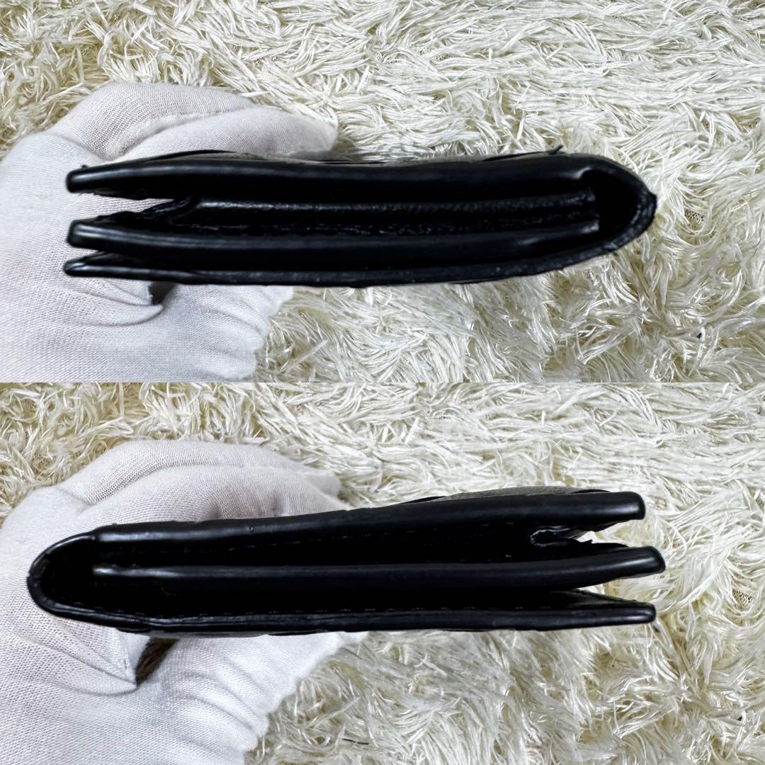 大人気✨ボッテガヴェネタ　名刺入れ　カードケース　マキシイントレチャート　黒