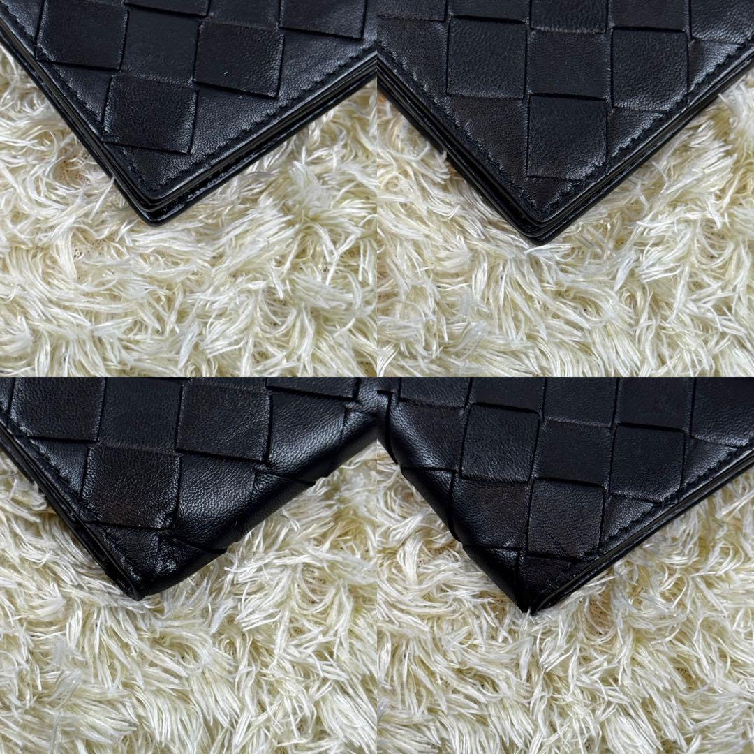 大人気✨ボッテガヴェネタ　名刺入れ　カードケース　マキシイントレチャート　黒