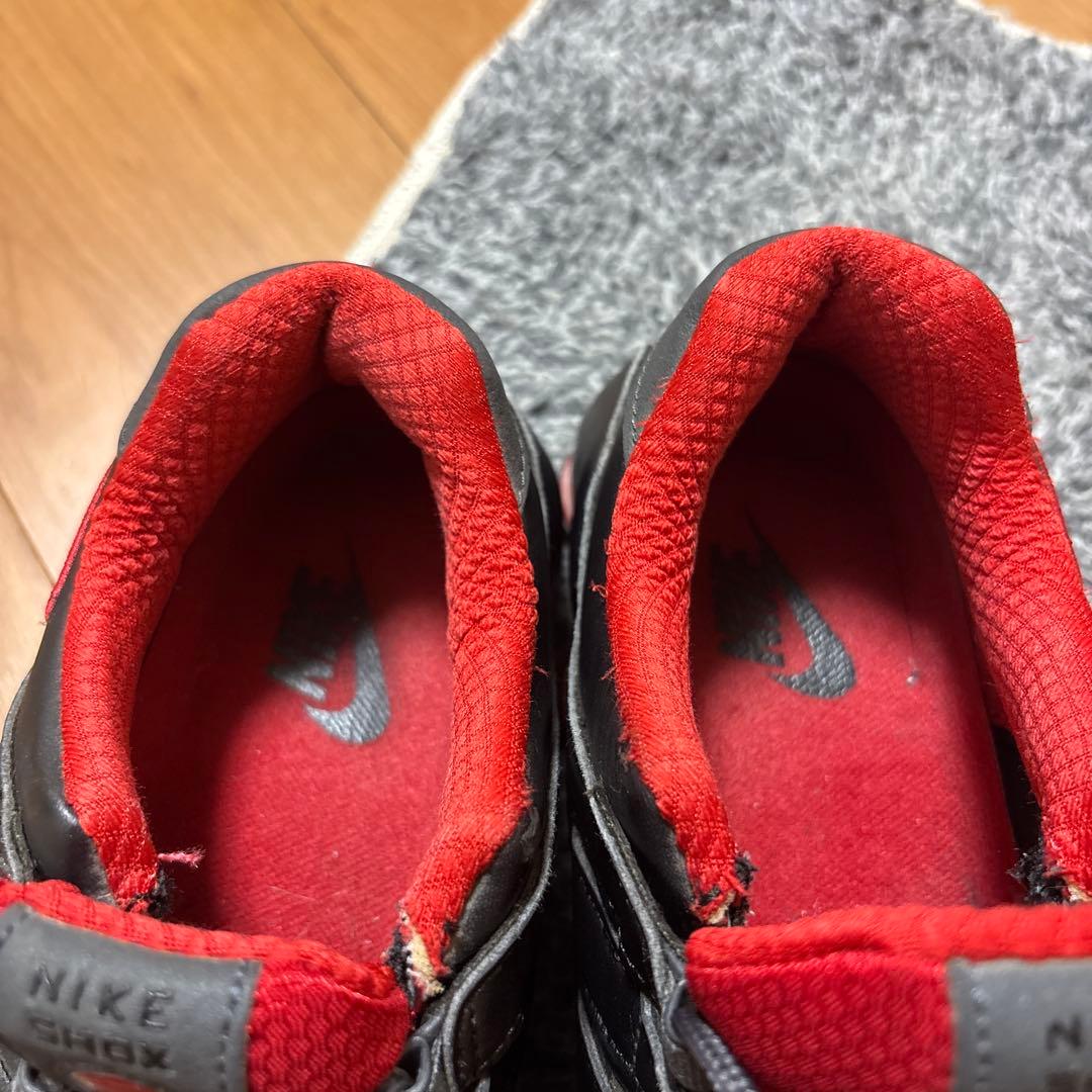 [希少] Nike SHOX NZ ブラック/レッド