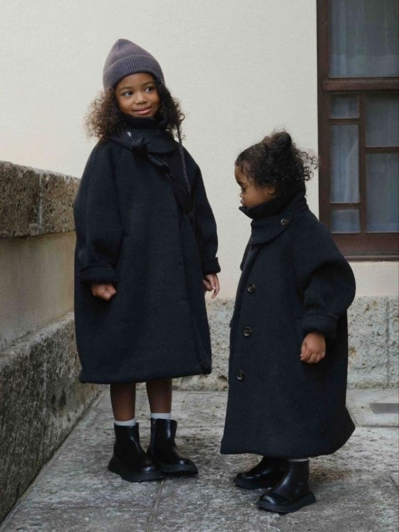 コート Chaisy / Wool Stand collar coat 120cm