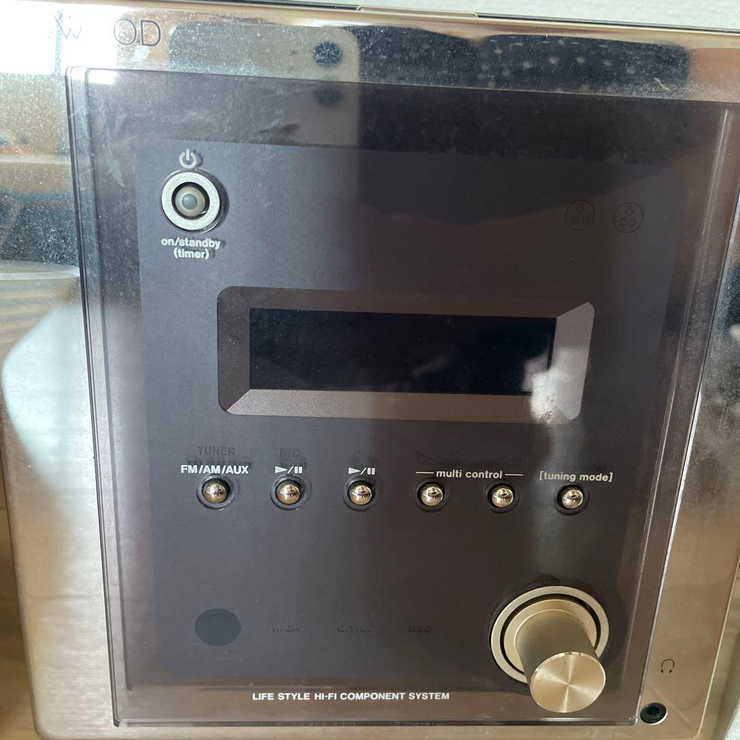 ケンウッド　CD.MDコンポ　最終処分