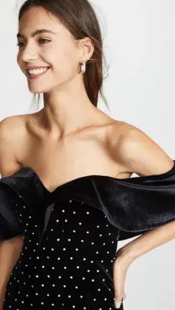 セルフポートレート self-portrait クリスタル ミニ ワンピース