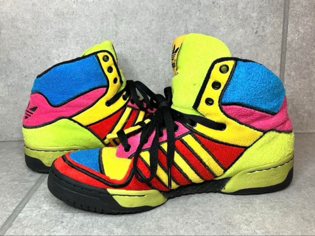 ジェレミースコット　アディダス adidas ハイカット　カラフル　派手