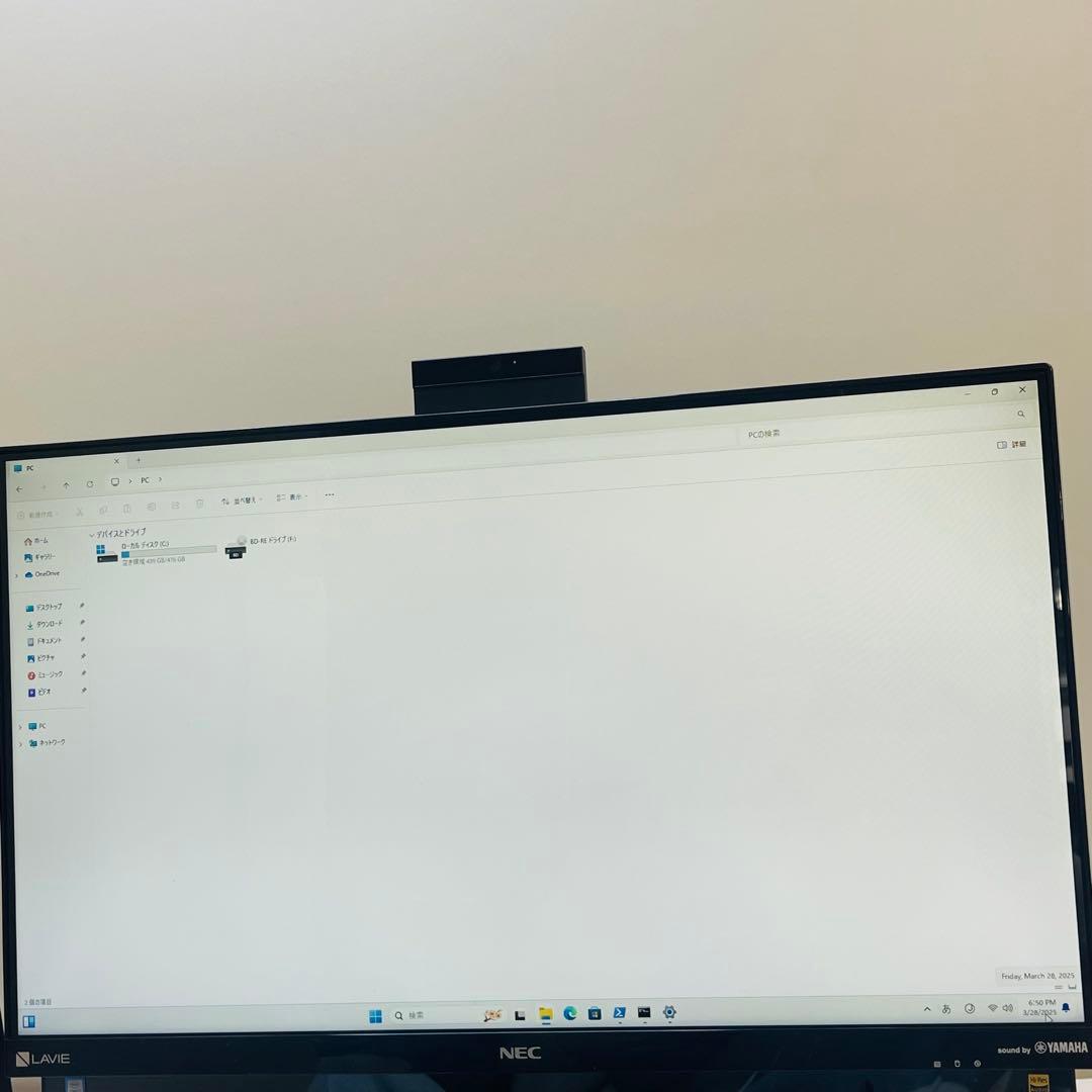 #554 NEC LAVIE モニター体型 i7-7500U 16GB 512G