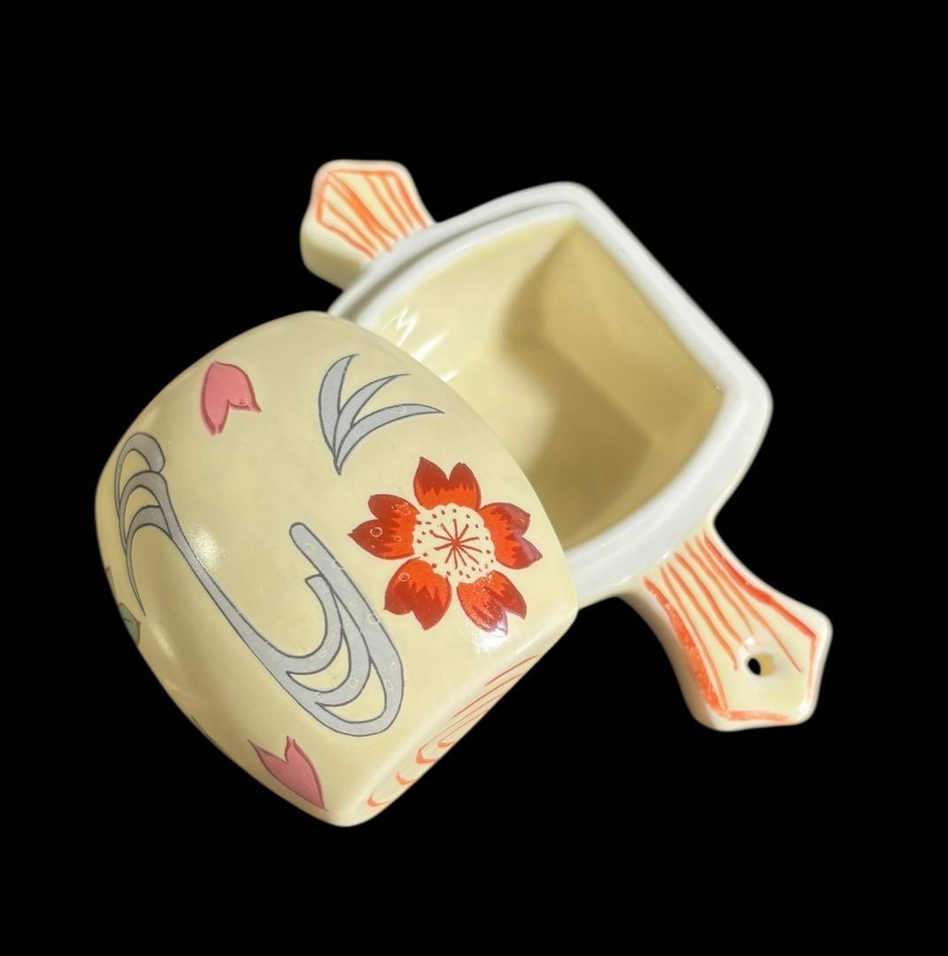 [16客セット] 打出の小槌 小鉢 紅葉 桜 色絵 豆鉢 蓋物 料亭 旅館 割烹