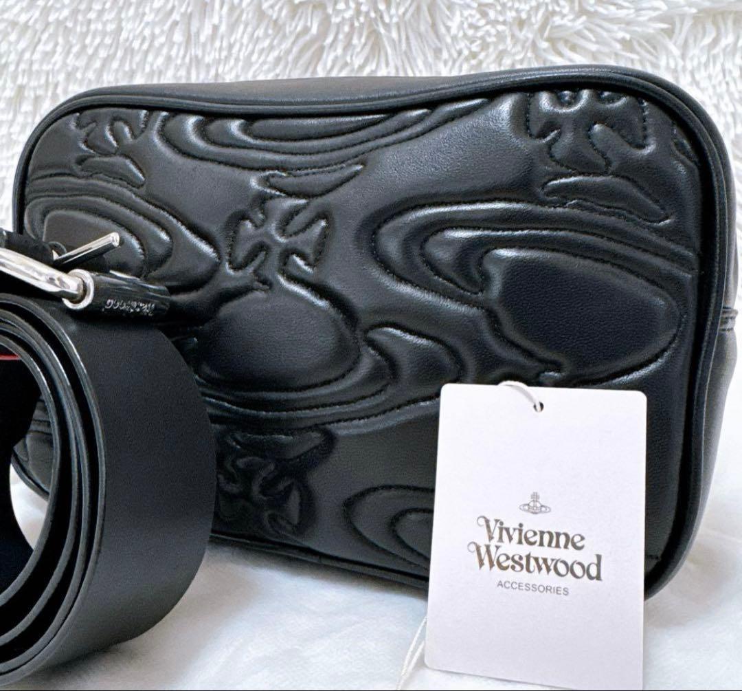 Vivienne Westwood ブラックボディバッグ カメラバッグ