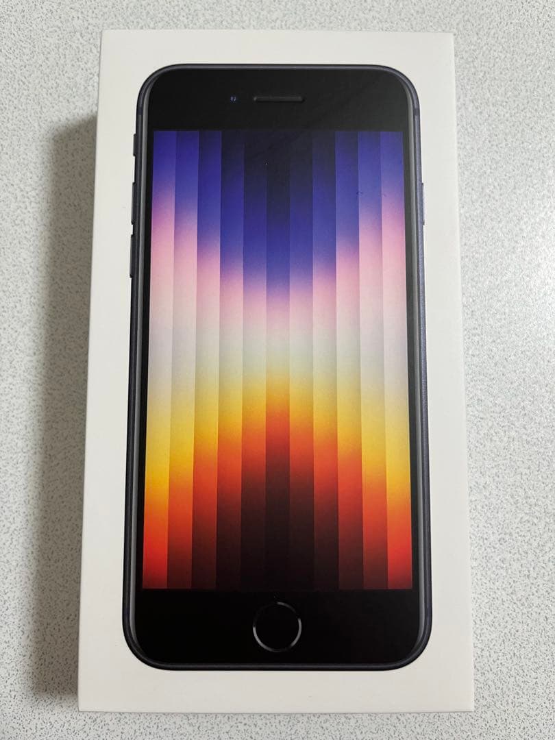 iPhone SE 第3世代 64GB ミッドナイト　SIMロック解除済
