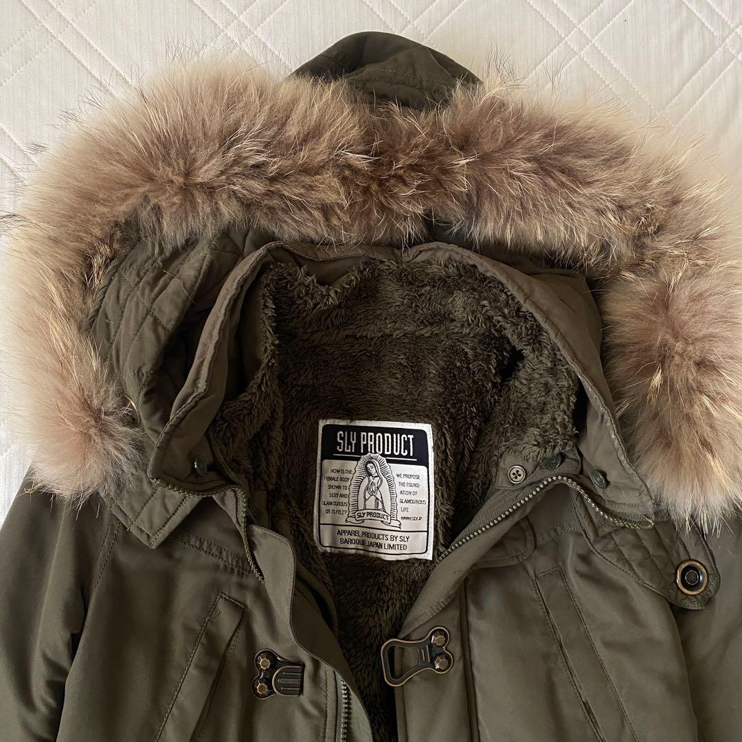 【SLY 】N3B モッズコート カーキ ミリタリー Mスライy2k 平成ギャル