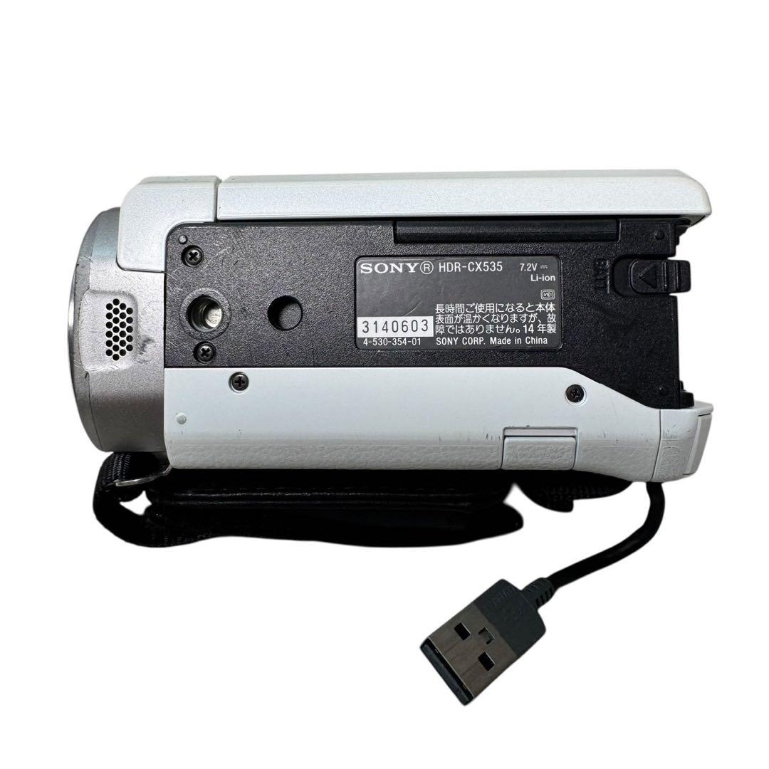 SONY HDR-CX535 ビデオカメラ　ホワイト　ジャンク