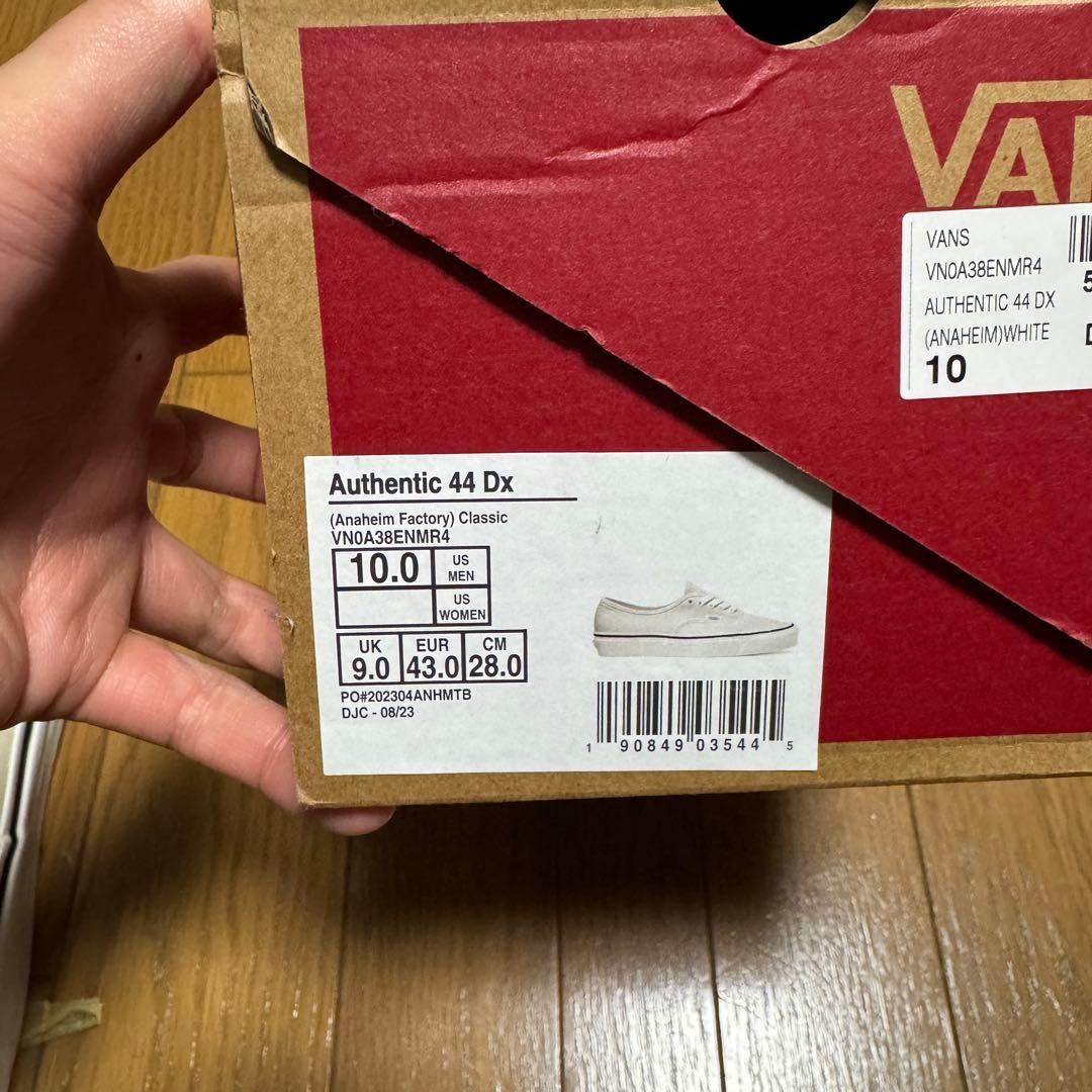 【新品】VANS Authentic 44 DX Anaheim 28㎝