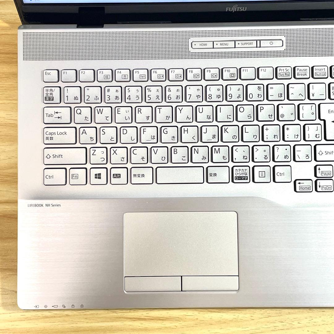 富士通 LIFEBOOK NH/Ryzen7/16GB/NVMeSSD512GB