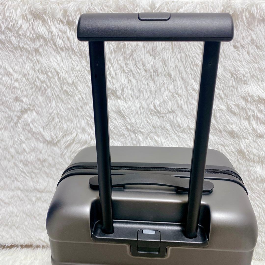 【未使用】 無印良品 バーを自由に調節できる ハード キャリーケース 36L