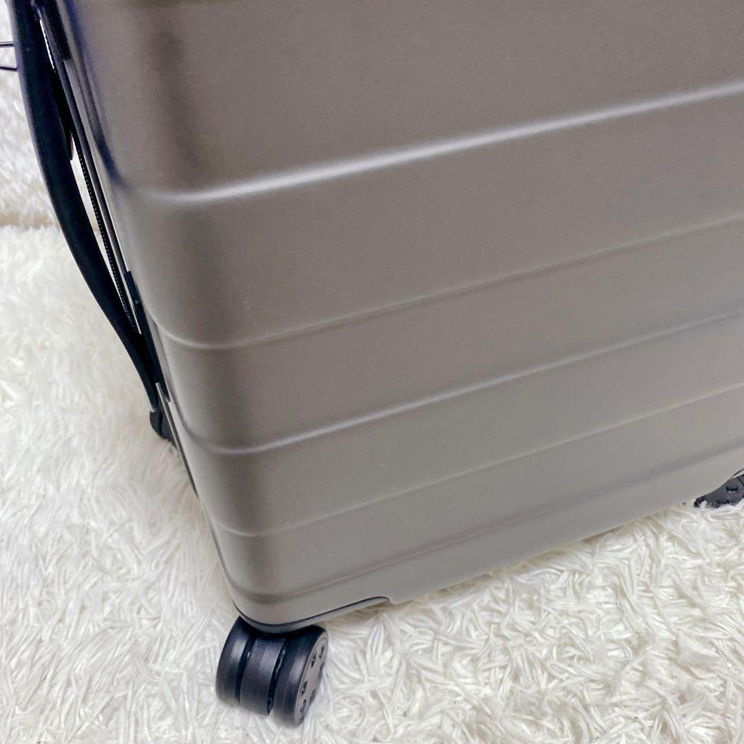 【未使用】 無印良品 バーを自由に調節できる ハード キャリーケース 36L