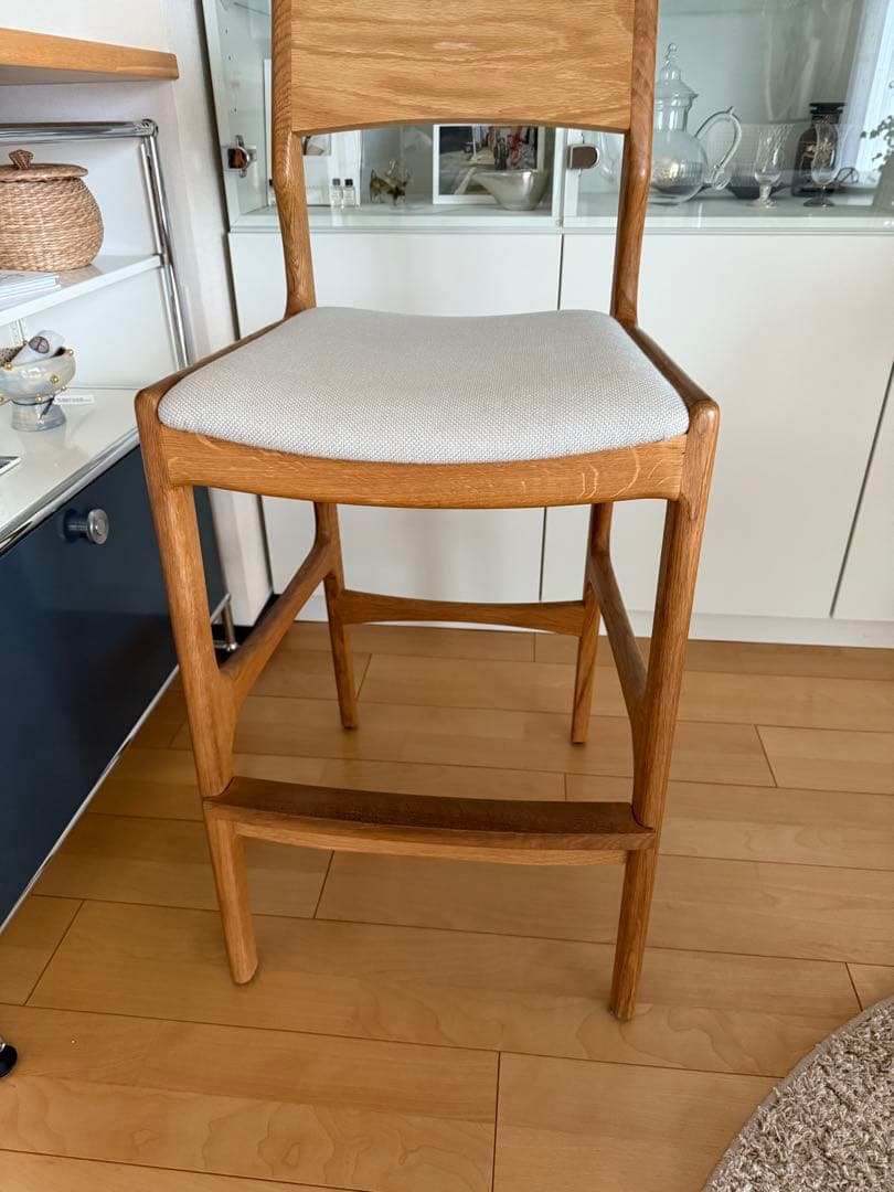 カウンターチェア　ハイスツール　エンストル　オーク無垢材