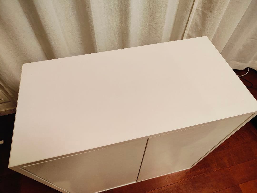 お値下げ中【完成品】IKEA EKET エーケト キャビネット　ホワイト　美品
