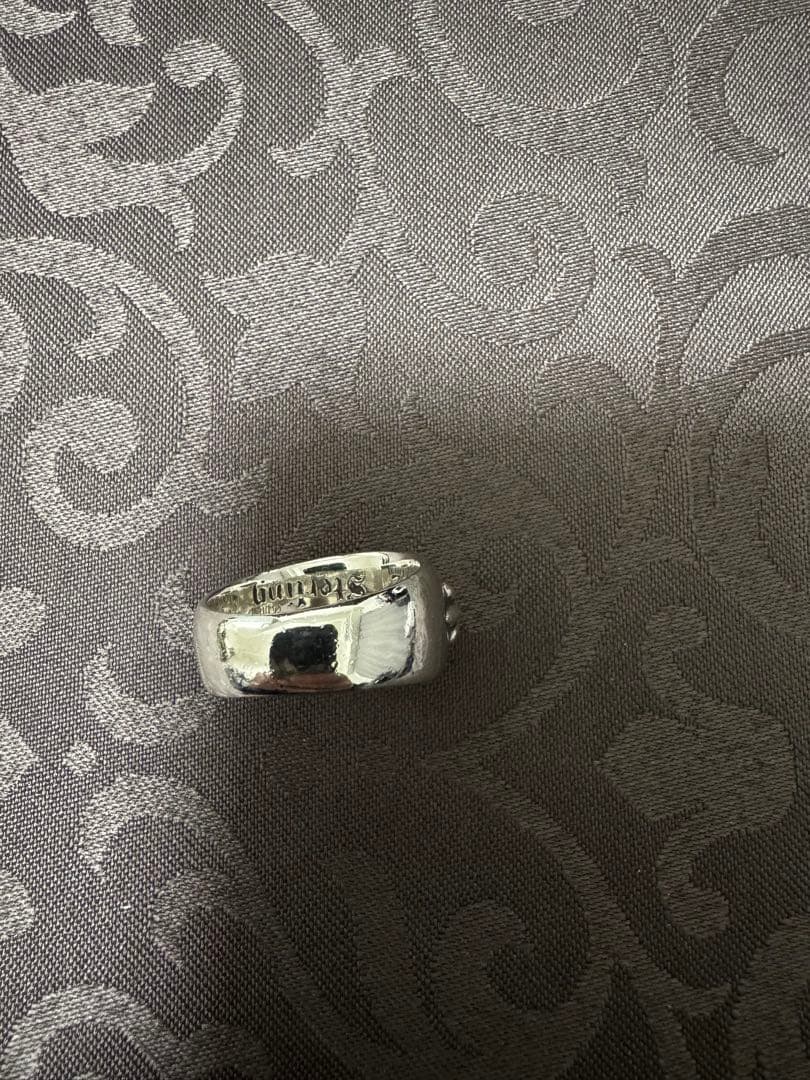 クロムハーツ Chrome hearts フローラルクロス リング　22号