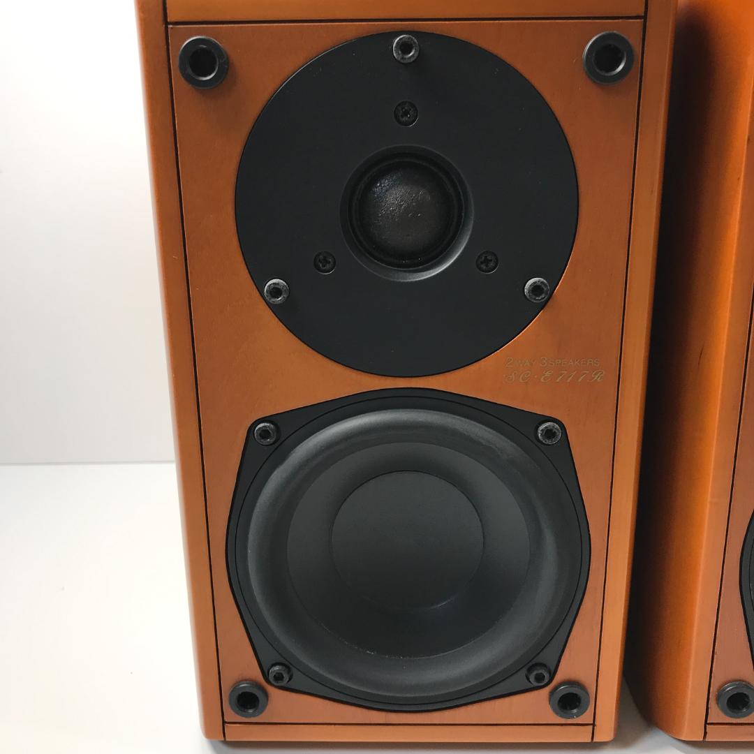 【希少】DENON スピーカー 同番 バイワイヤリング SC-E717R 日本製