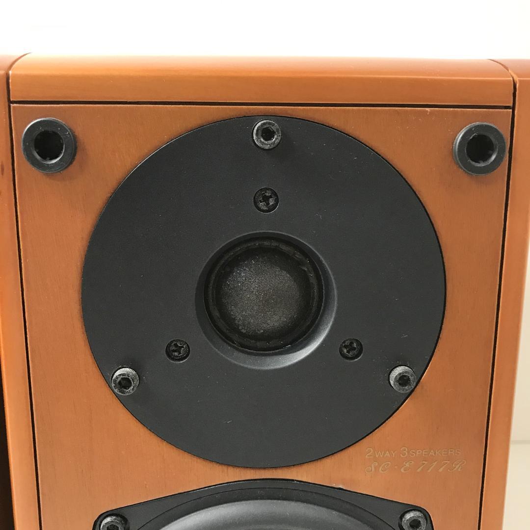 【希少】DENON スピーカー 同番 バイワイヤリング SC-E717R 日本製