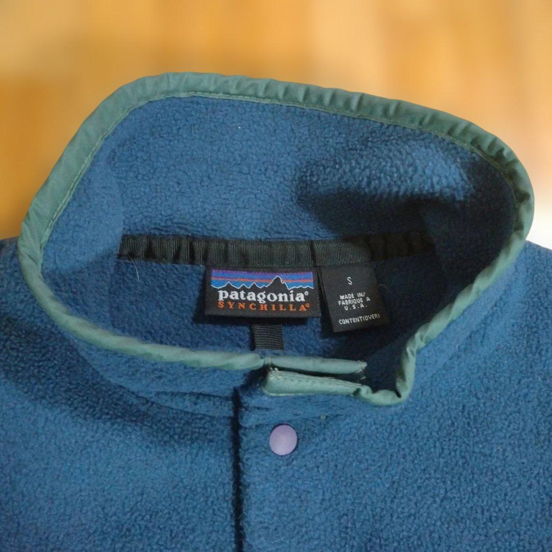 90'希少USA製Patagoniaパタゴニア スナップ T Ｓサイズ