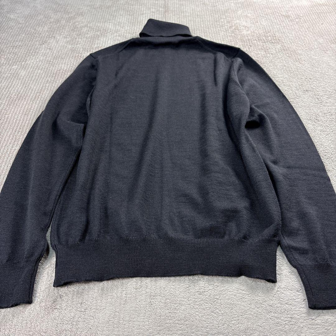 【新品未使用】BEAMS F メリノウール タートルネックニット ブラウン　46