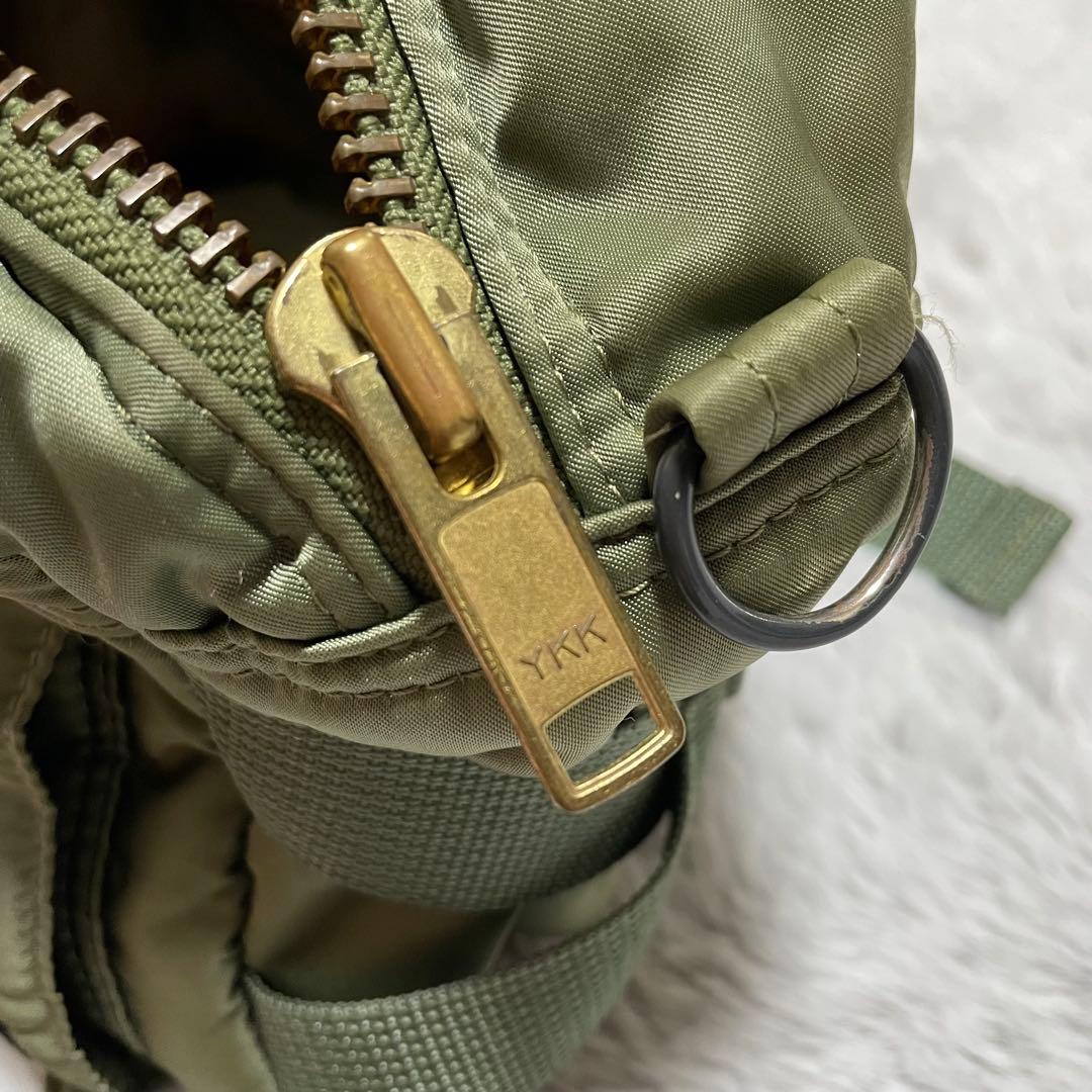 ポーター　ボディバック　ショルダーバッグ　タンカー　2way セージグリーン