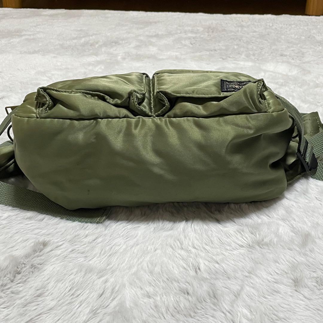 ポーター　ボディバック　ショルダーバッグ　タンカー　2way セージグリーン