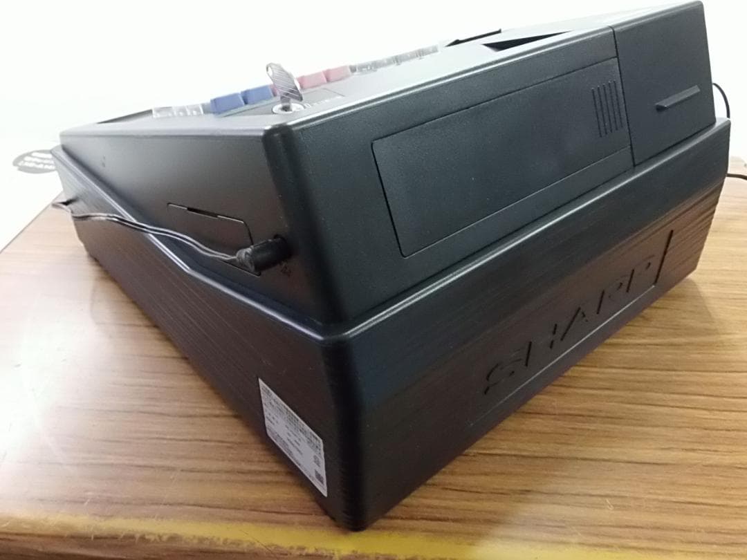 すぐ使える設定無料　横型領収証1212シャープレジスター人気のXE-A147