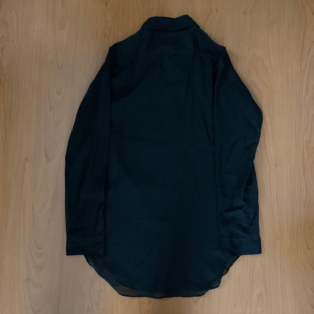 美品　マディソンブルー SH W/VOILE WOOL VOILE マダムシャツ