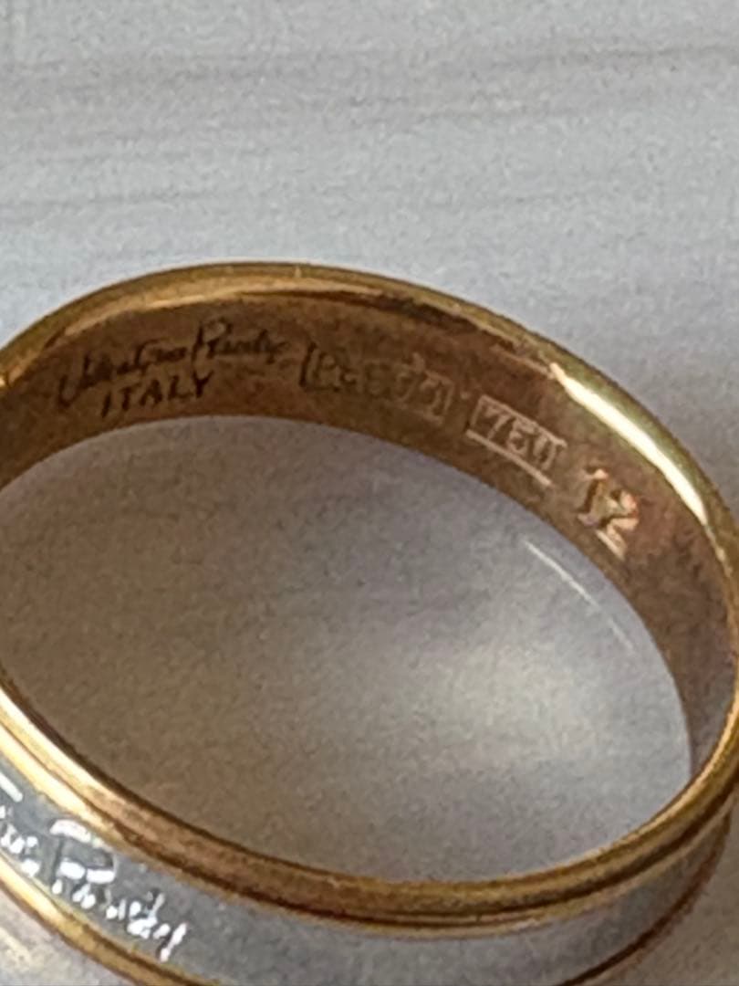 Valentino Rudy k18 プラチナリング 12号