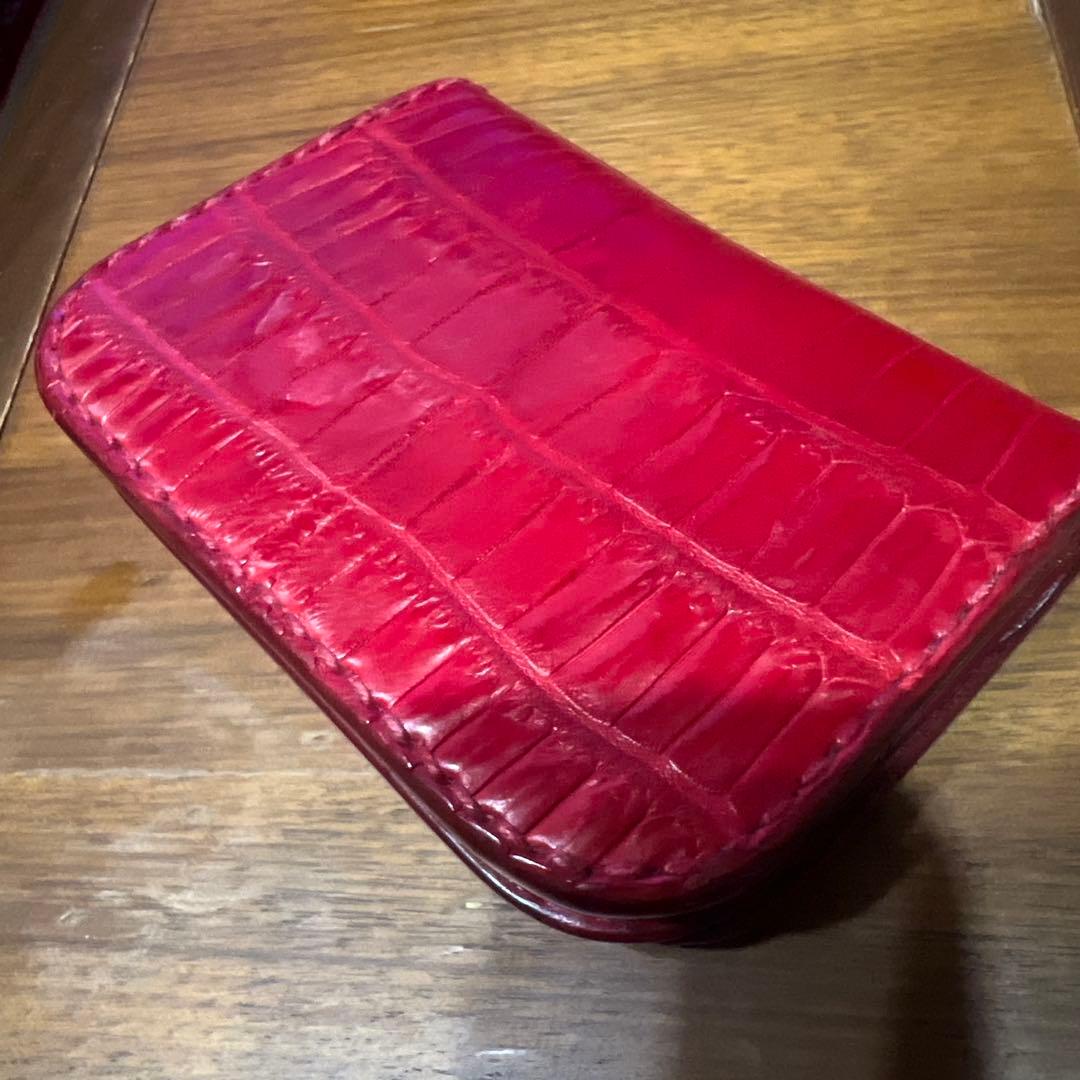 goldkid ゴールドキッド　クロコダイル　スマートウォレット