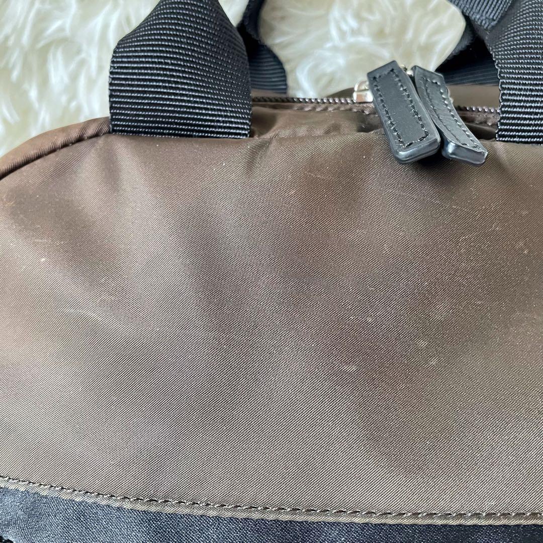 agnès b. アニエスベーナイロンリュックバックパックブラウン系