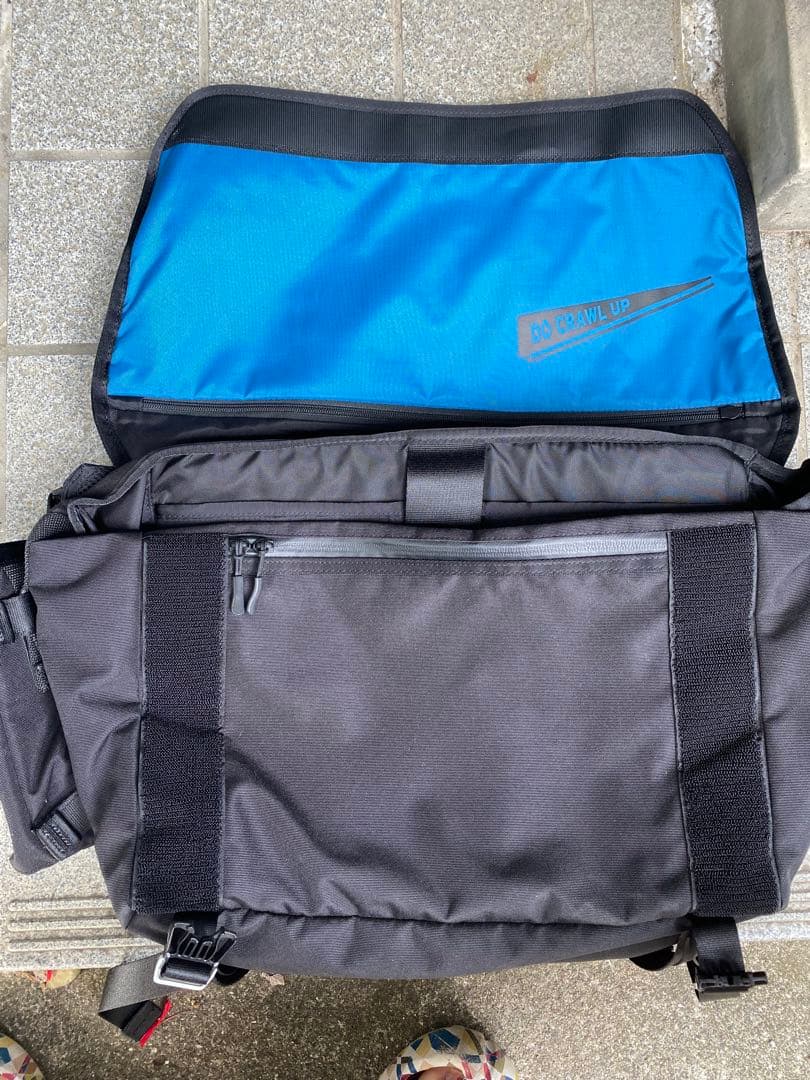 as2ov メッセンジャーバッグ　ブラック