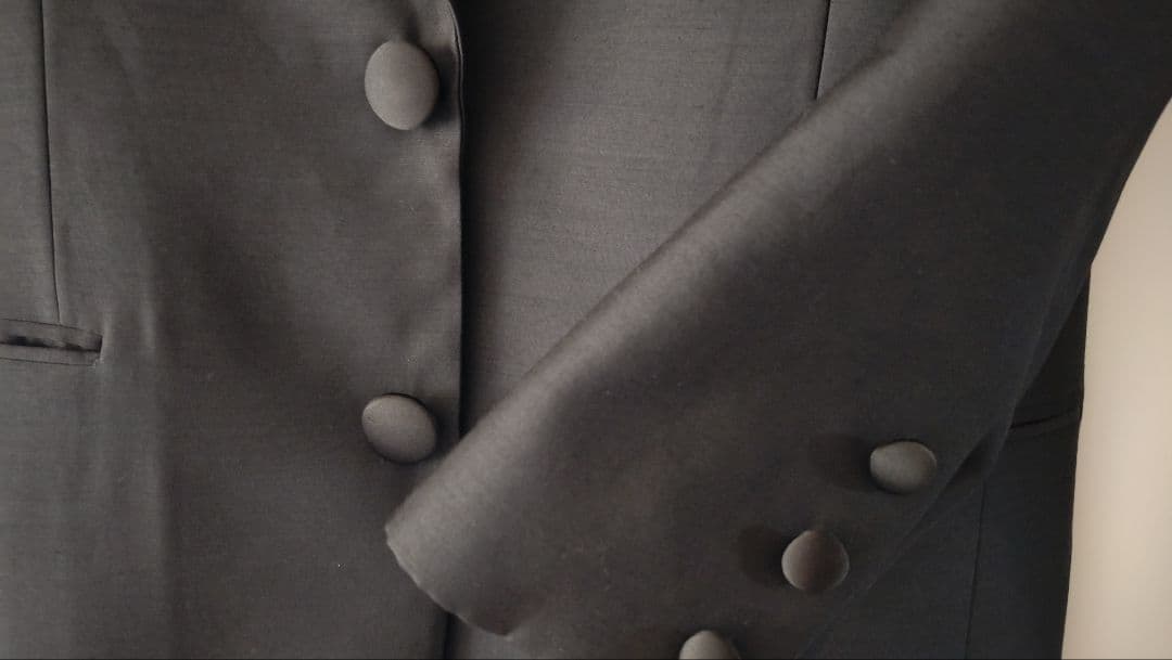 celine セリーヌ　ジャケット　スーツ　セットアップ　黒　フィービー　36